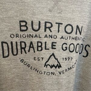Burton Gray Durable Goods Sweatshirt